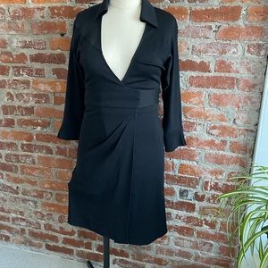Diane von Fürstenberg wool shirt dress.